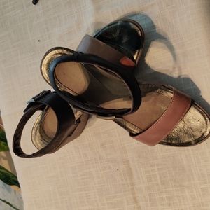 NOAT platform wedge sandals size 40